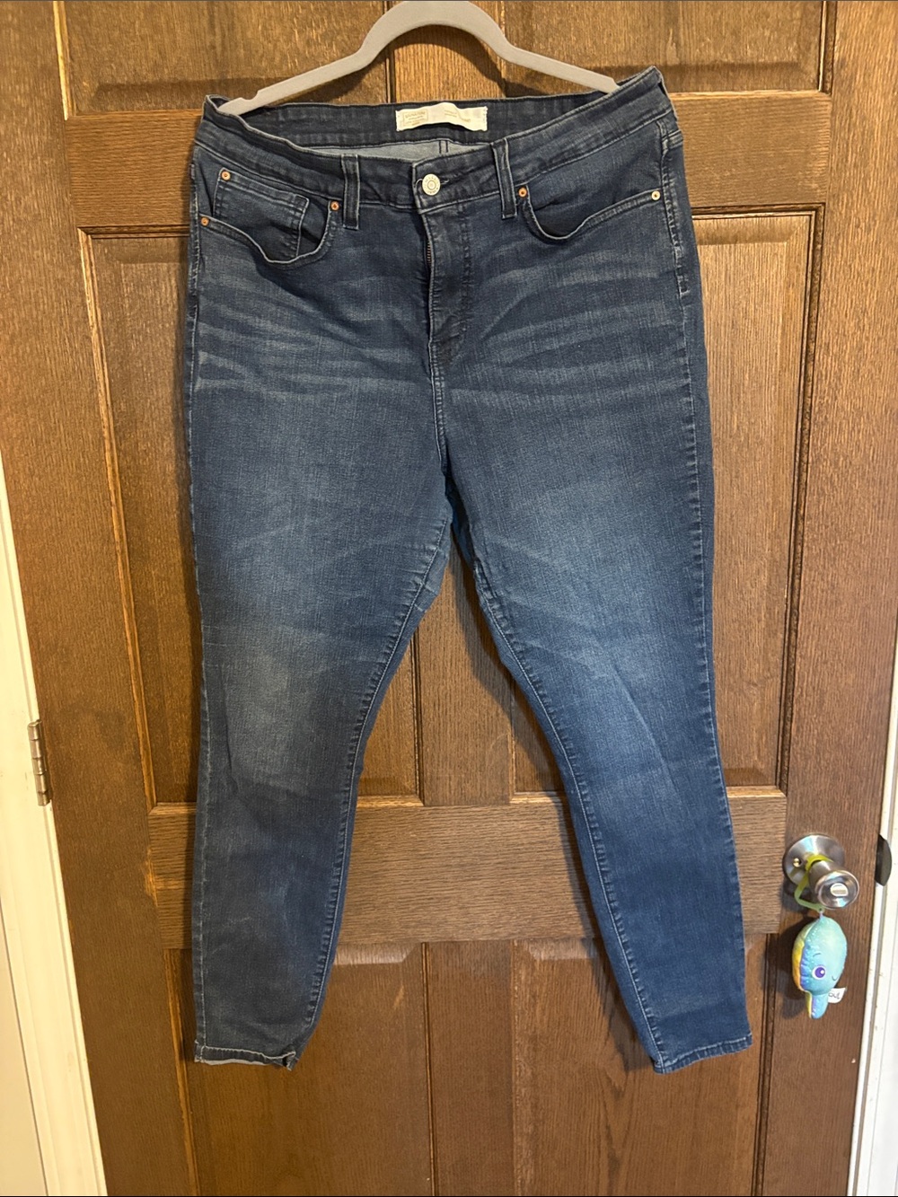 Signature by Levi Strauss Women's Dark Blue Skinny Jeans